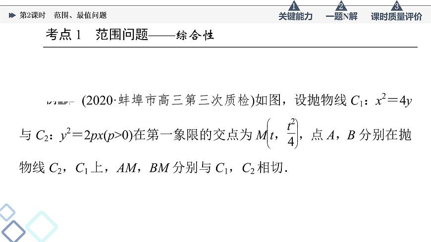 第8章 第8節(jié)　第2課時(shí)　范圍、最值問(wèn)題課件PPT第3頁(yè)