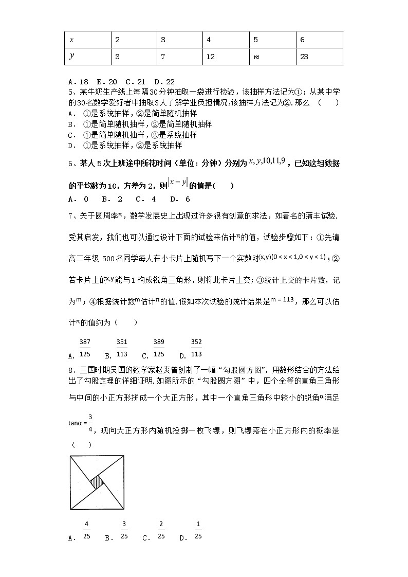 2022屆新教材北師大版概率與統(tǒng)計(jì)單元測(cè)試含答案8第2頁(yè)