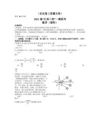 2021届安徽省江南十校高三下学期一模联考理科数学试题 PDF版