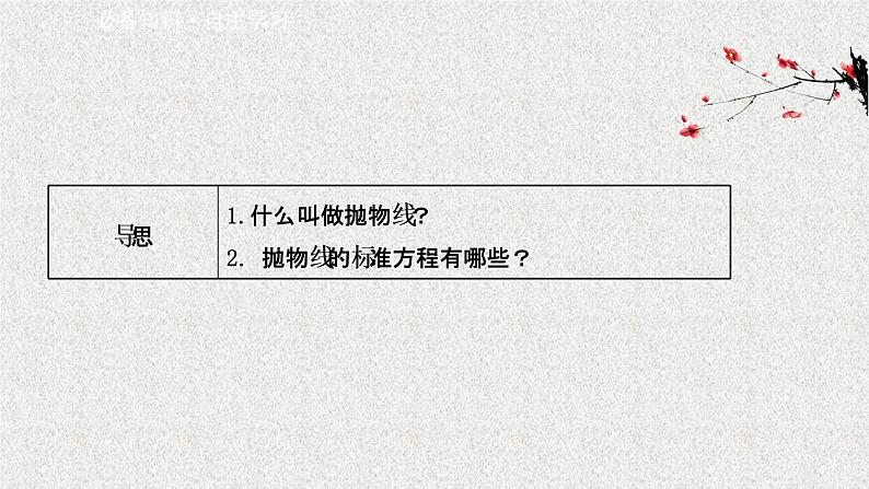 2022届高中数学新北师大版选择性必修第一册 第二章 3.1抛物线及其标准方程 课件(52张)03