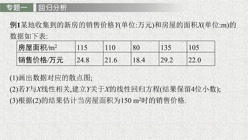2022届高中数学新北师大版选择性必修第一册 第七章 统计案例 章末整合 课件(31张)06