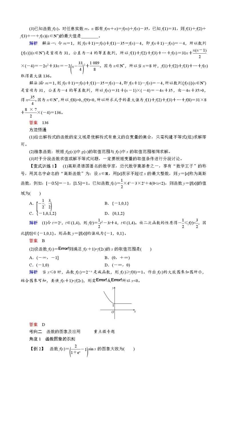 高考数学复习专题六函数与导数讲义02