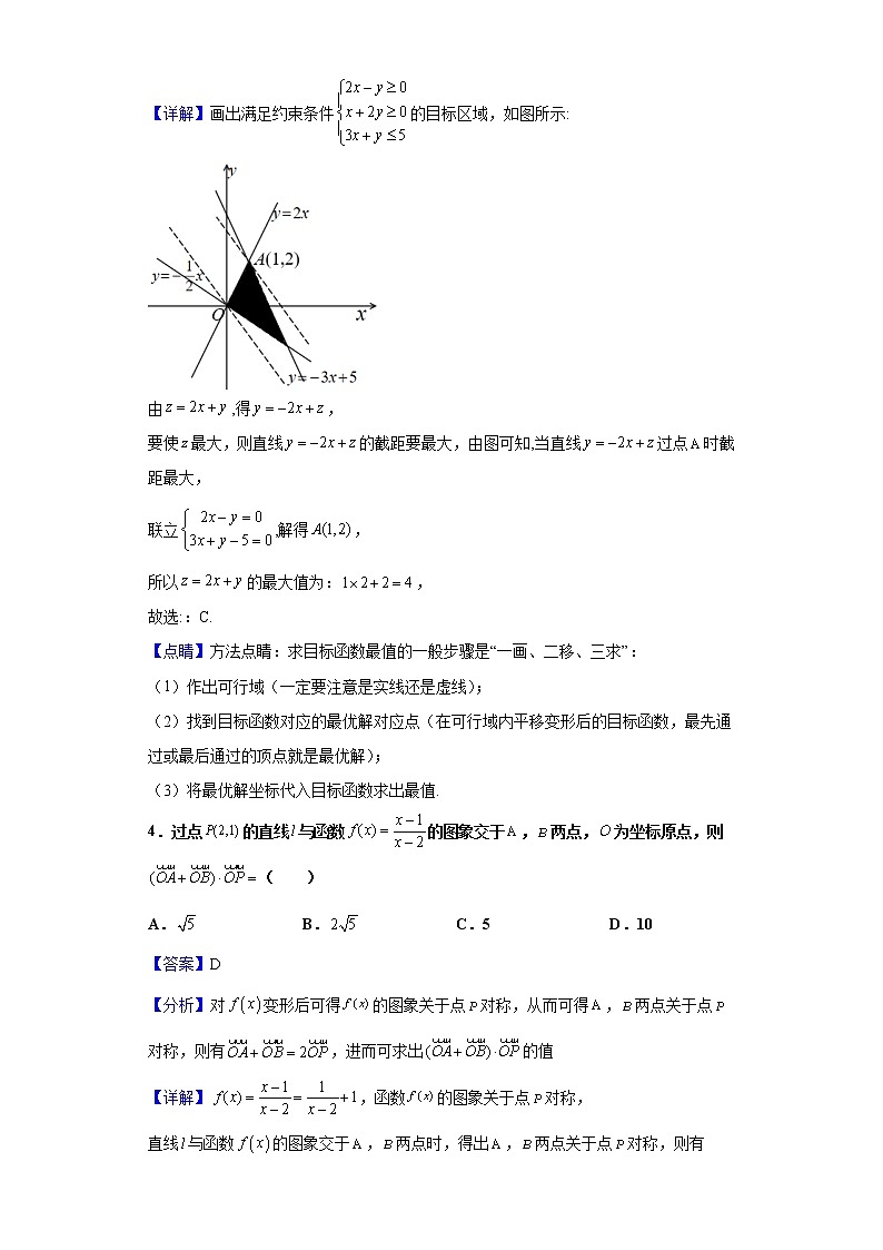 2021届四川省成都市树德中学高三高考适应性考试数学(理)试题含解析第2页