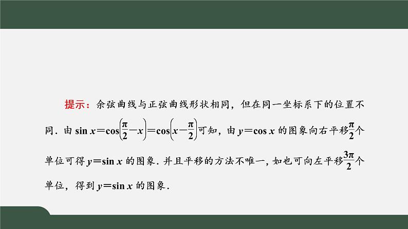 5.4.1 正弦函数、余弦函数的图象(课件)-2021-2022学年高一数学同步精品课件(新人教A版2019必修第一册)04