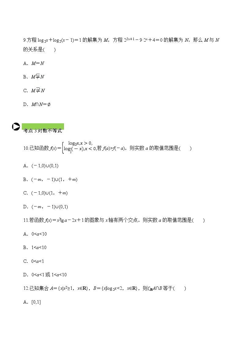 专题28 对数函数的图像和性质(二)(原卷版)第3页
