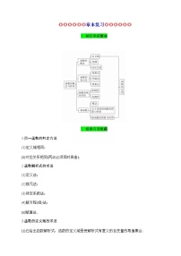 專題12 函數(shù)的概念與性質（知識梳理）-2021-2022學年高一數(shù)學單元復習（人教A版2019必修第一冊）學案
