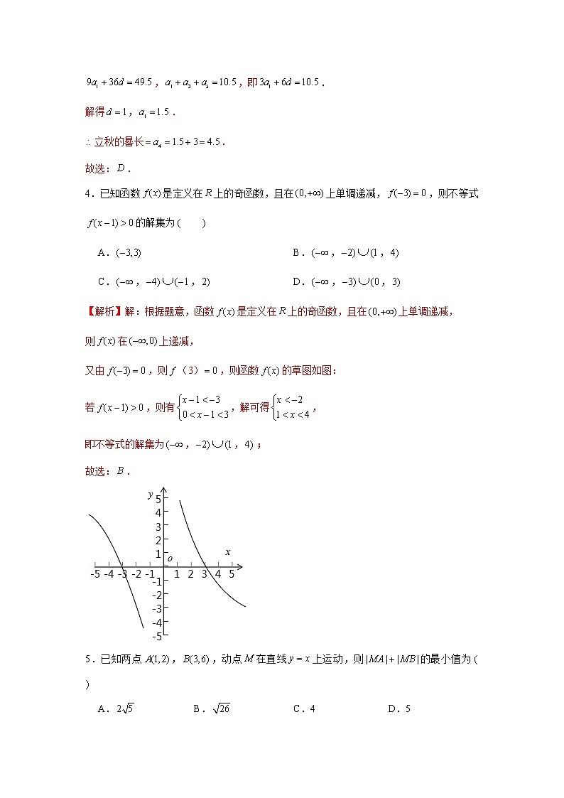 新高考数学实战演练仿真模拟卷5(带答案)第2页