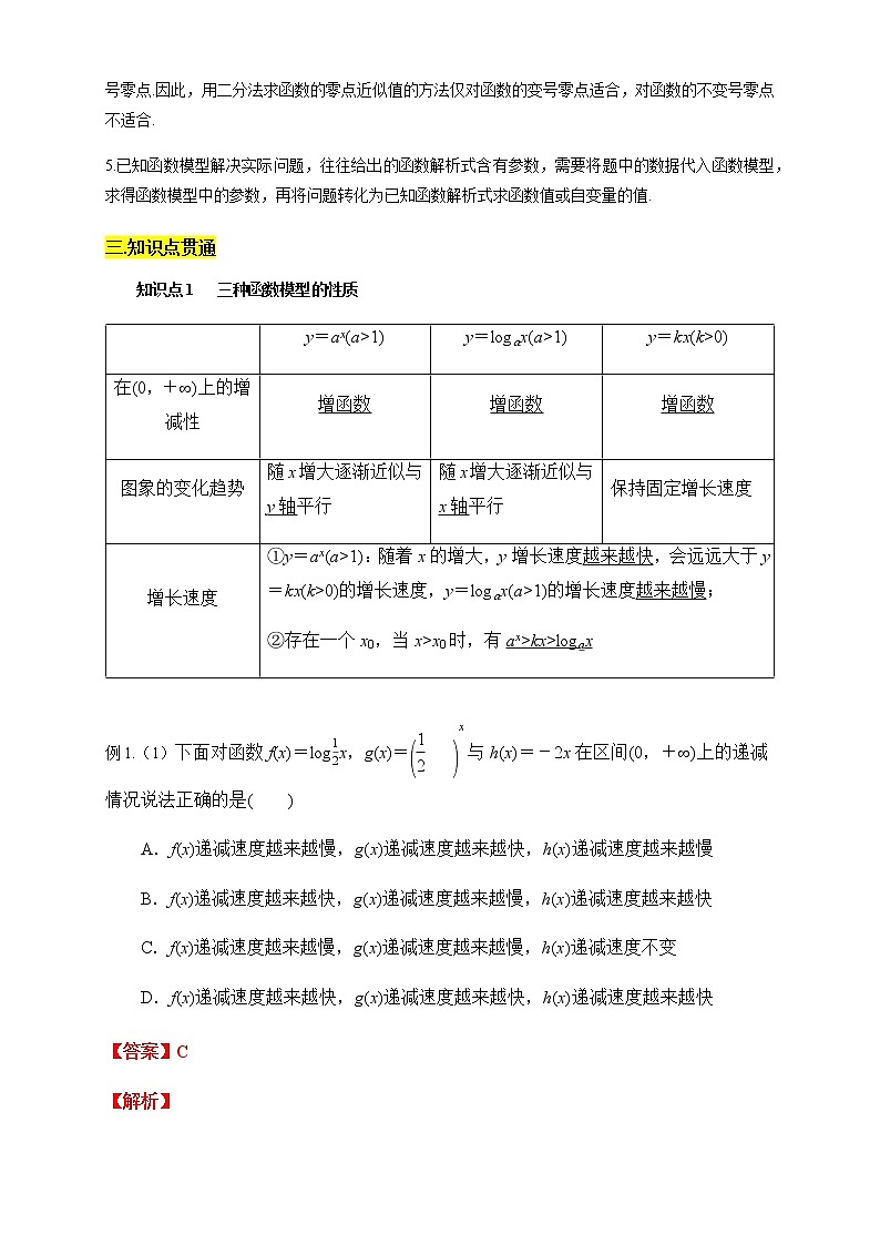 专题12 函数的应用(知识精讲)(解析版)第2页
