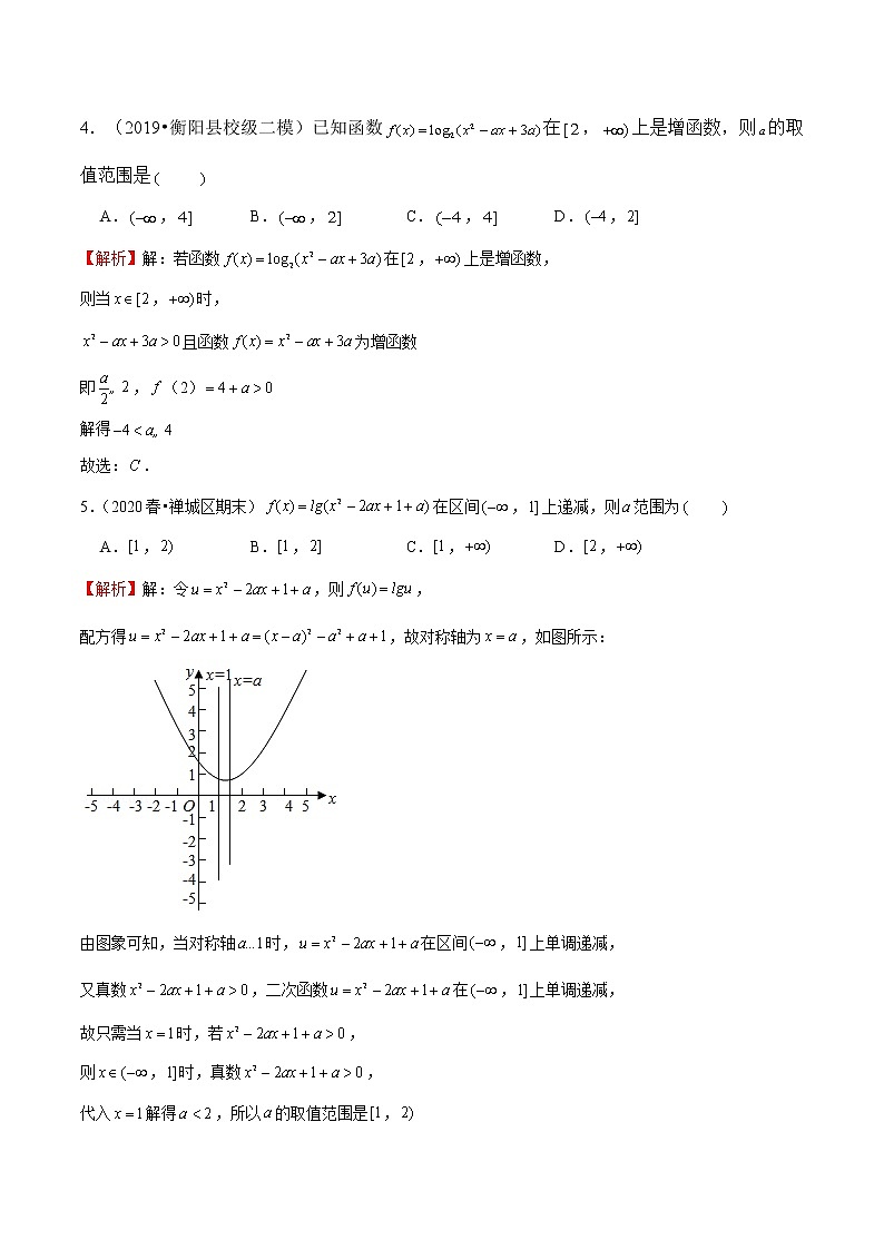 专题13 复合函数的单调性(解析版)第2页