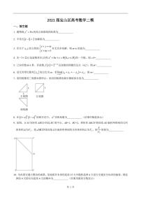 2020-2021学年上海市宝山区高考数学二模练习题