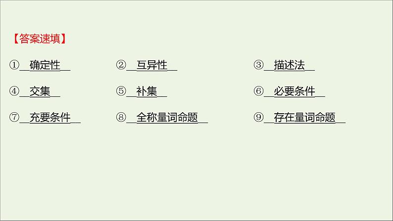 2021_2022学年新教材高中数学第一章集合与常用逻辑用语阶段复习课课件新人教A版必修第一册第3页