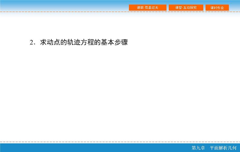 第九章 9.8 曲线与方程课件PPT05