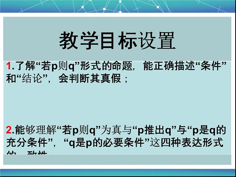 高中数学 人教版 选修 推出与充分条件、必要条件部优课件第8页