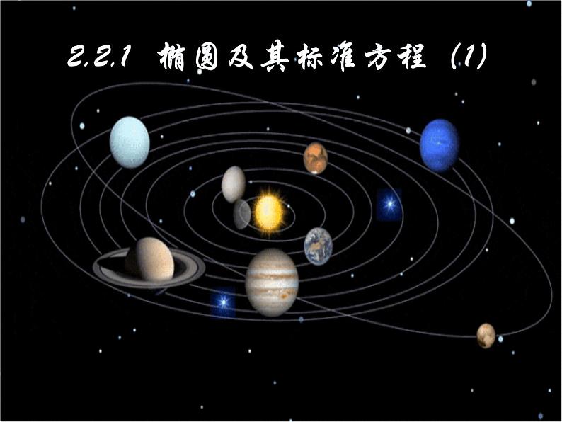 高中数学人教版 选修 用《几何画板》探究点的轨迹:椭圆椭圆及其标准方程部优课件第2页