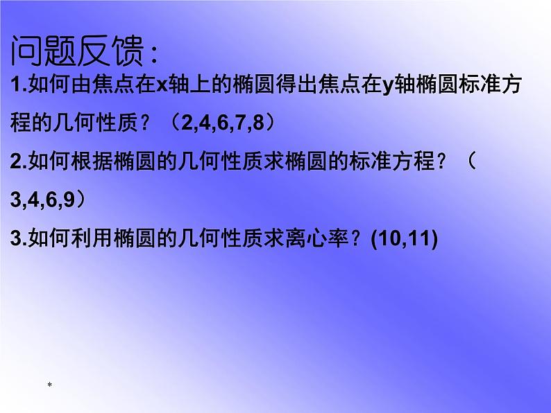 高中数学 人教版 选修 椭圆的几何性质部优课件03