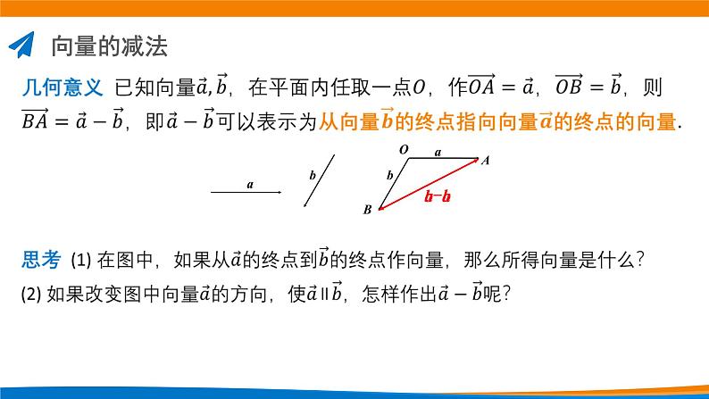 6.2.2向量的减法运算 课件第4页