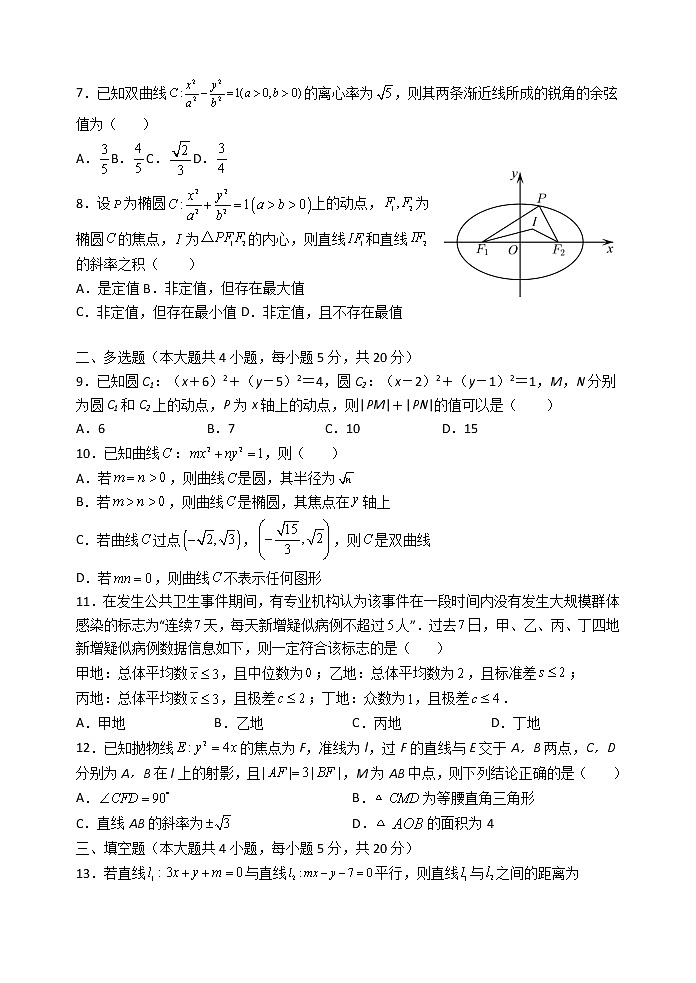 2022宁波北仑中学高一下学期期中考试数学试题含答案02