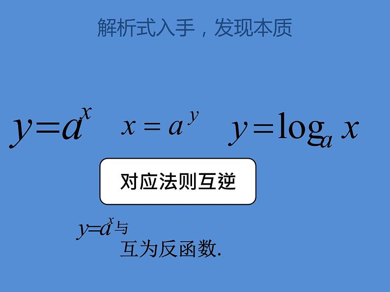 人教版(B版2019课标)高中数学必修二第四章指数函数、对数函数与幂函数4.3指数函数与对数函数的关系 课件06