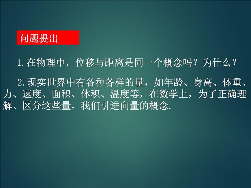 人教版（B版2019課標(biāo)）高中數(shù)學(xué)必修二6.1.1向量的概念  課件第2頁(yè)