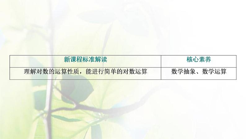 北师大版高中数学必修第一册第四章对数运算与对数函数2.1对数的运算性质课件03