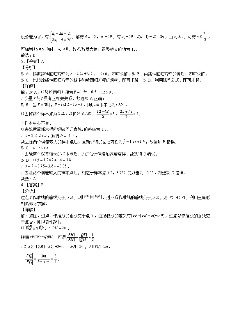 2022年高考文科数学押题预测卷+答案解析02（全国甲卷）02