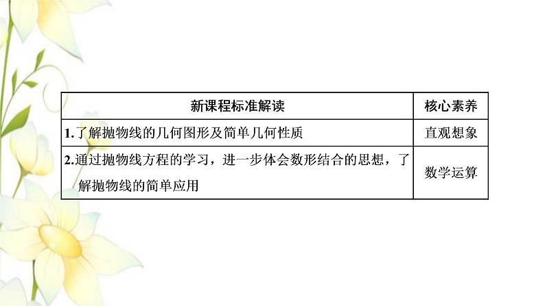 新人教B版高中数学选择性必修第一册第二章平面解析几何7.2抛物线的几何性质课件02