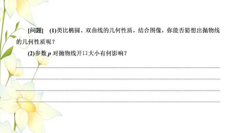 新人教B版高中数学选择性必修第一册第二章平面解析几何7.2抛物线的几何性质课件04