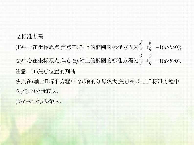 新人教A版高考数学二轮复习专题九平面解析几何3椭圆综合篇课件第2页