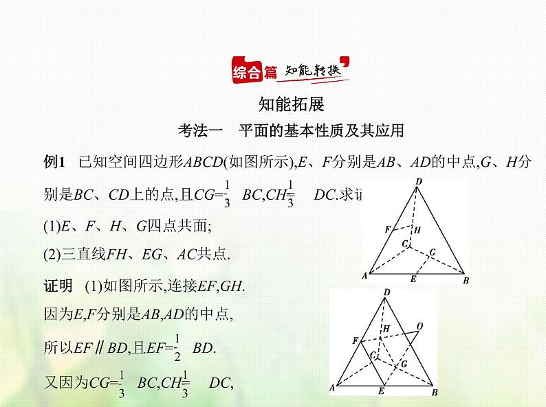新人教A版高考数学二轮复习专题八立体几何2空间点线面的位置关系综合篇课件第7页