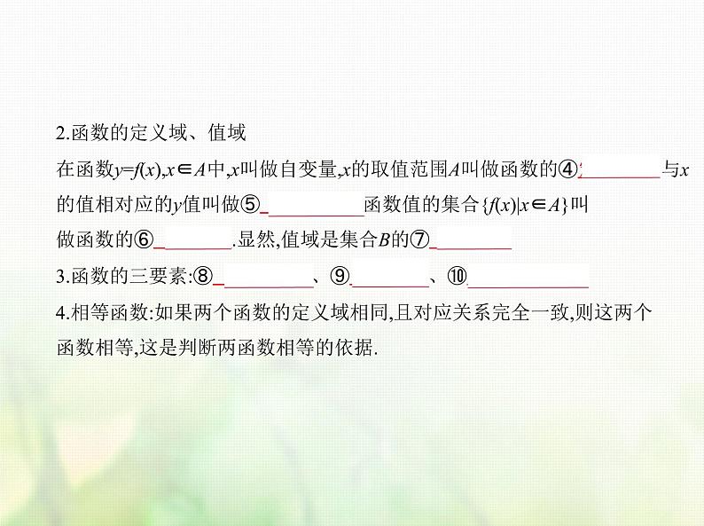 新人教A版高考数学二轮复习专题三函数的概念性质与基本初等函数1函数的概念综合篇课件第2页