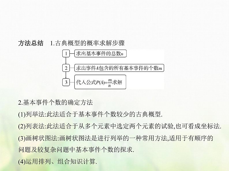 新人教A版高考数学二轮复习专题十一概率与统计1随机事件古典概型与几何概型综合篇课件第8页