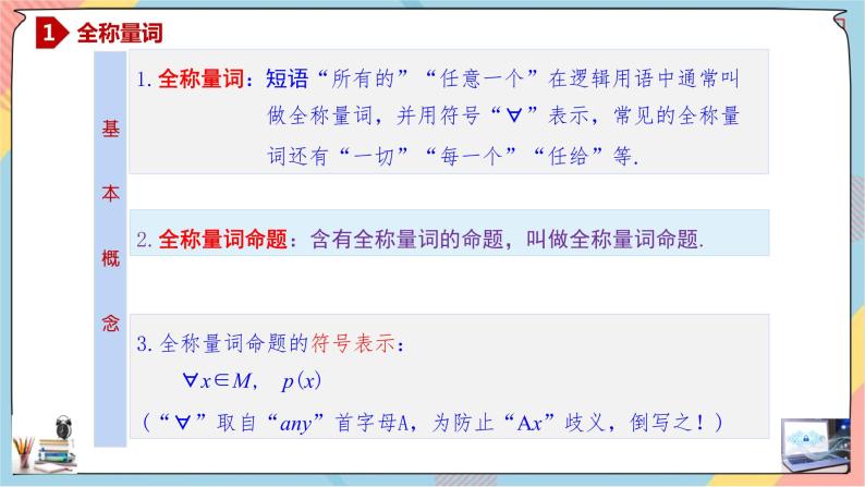 第1章+1.5全称量词与存在量词第一课时提高班课件+教案05