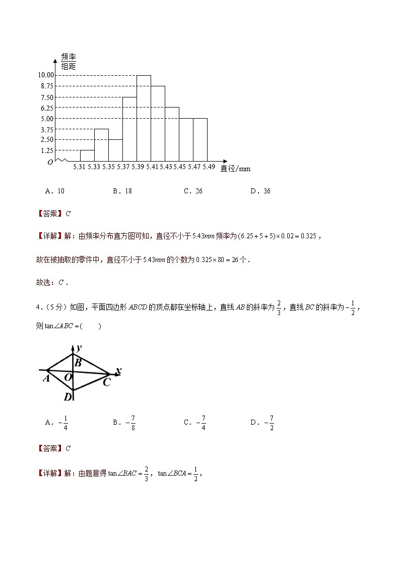 备战2022年广东高考数学仿真卷(9)(解析版)第2页