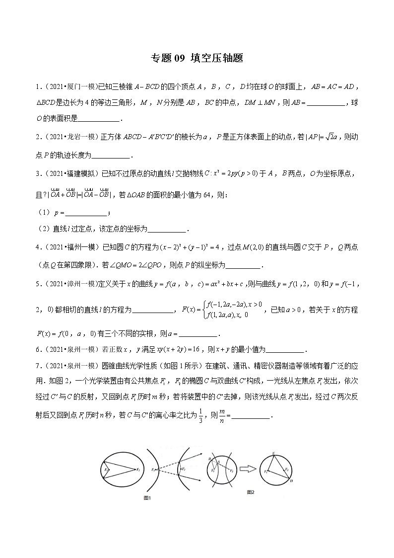 专题09 填空压轴题(原卷版)第1页