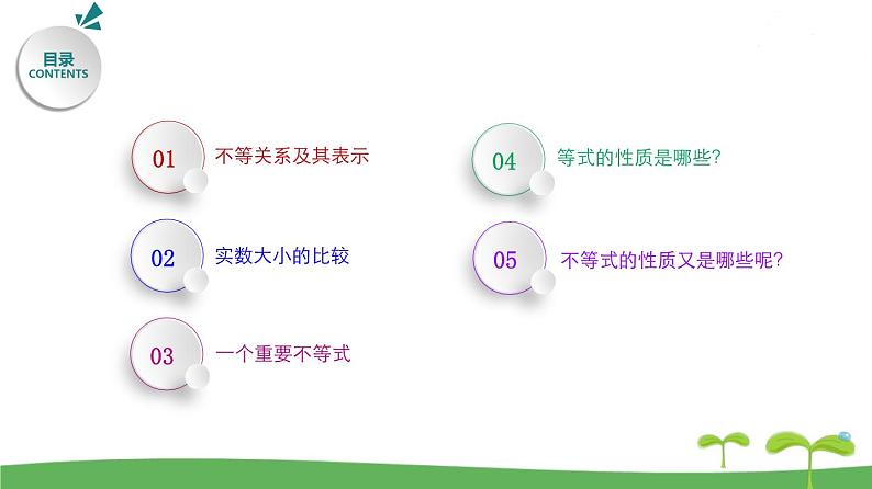 高中北师大版数学 新教材 必修第一册 1.3.1 不等式的性质 课件PPT02