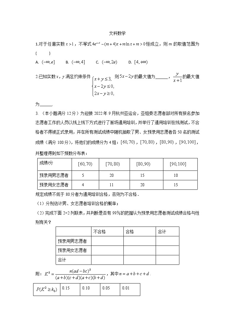 文数考前悟题 正文第1页