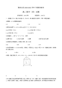 2021洛阳豫西名校高二下学期期末联考数学（理）试题含答案