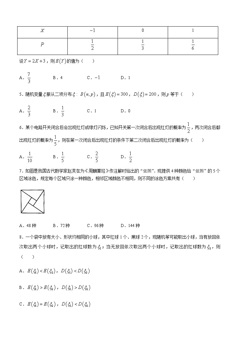 2021运城高二下学期期末数学(理)试题含答案第2页
