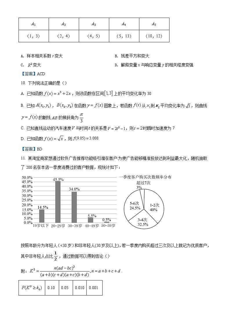 2022浙江省杭嘉湖金四县区高二下学期5月份调研测试数学含答案第3页