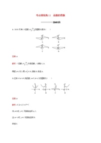 广西专用高考数学一轮复习考点规范练11函数的图象含解析新人教A版理