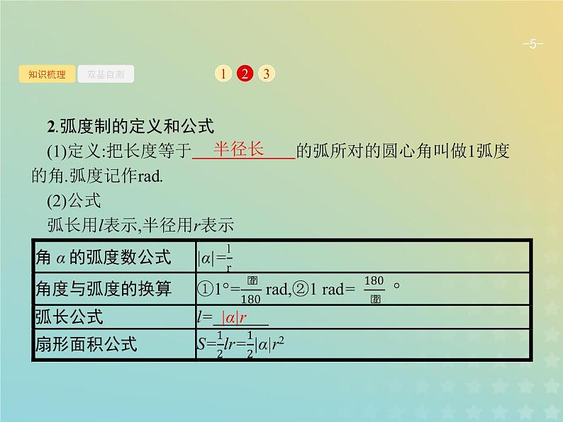 广西专用高考数学一轮复习第四章三角函数解三角形1任意角蝗制及任意角的三角函数课件新人教A版理第5页