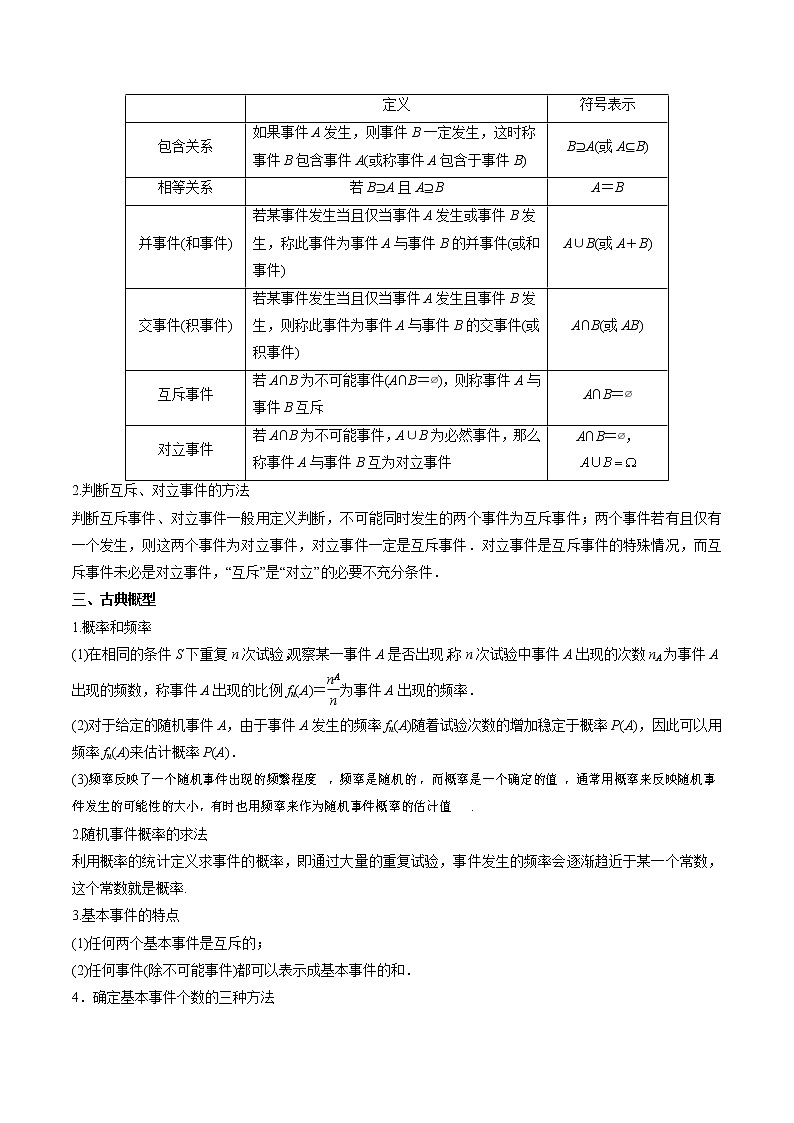 第05讲 概率的计算(主干知识复习)-【暑假自学课】2022年新高二数学暑假精品课(人教版2019必修二) 试卷02