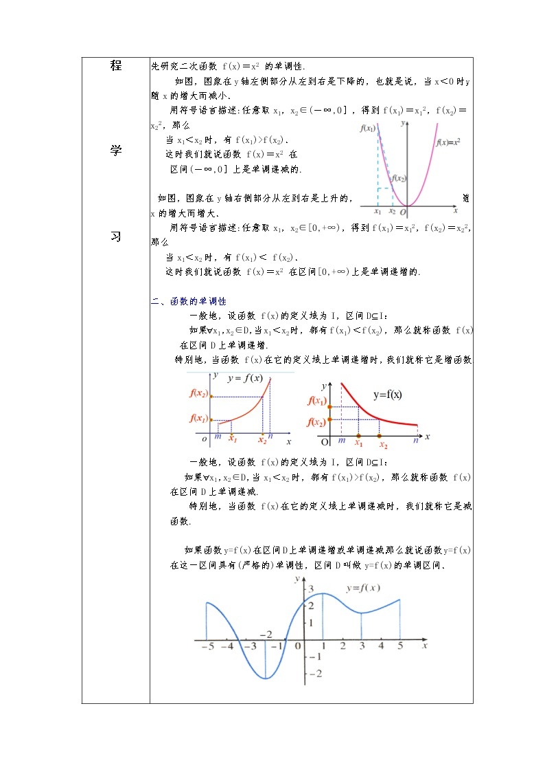 第3章+2.1函数的单调性普通班课件+教案02