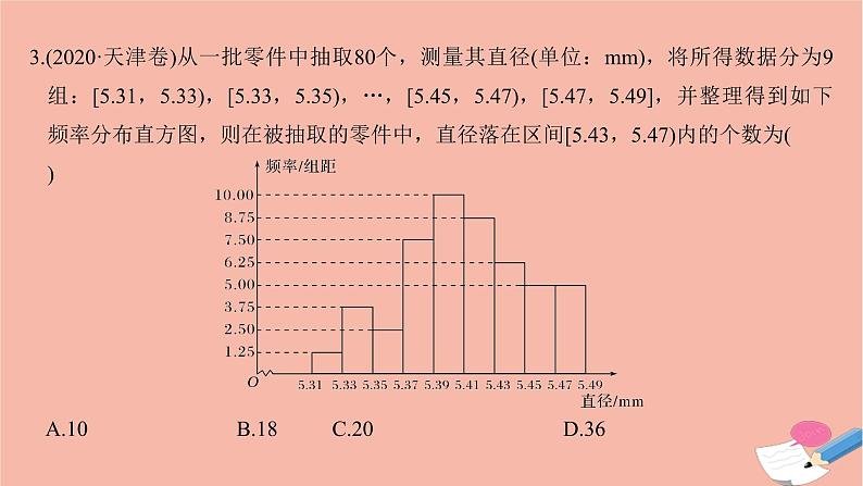 高考数学二轮复习热点突破专题4概率与统计第1讲统计与统计案例课件第7页