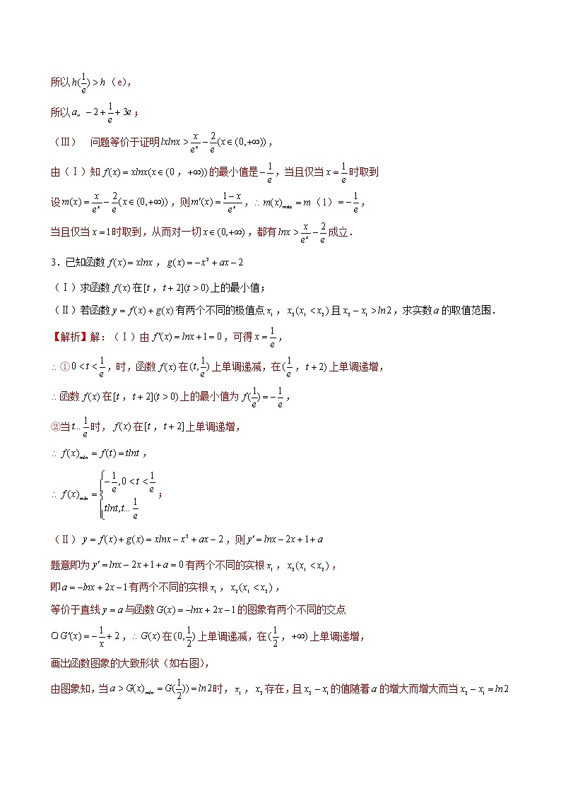 新高考数学二轮专题《导数》第11讲 导数解答题之导数基础练习题(解析版)第3页