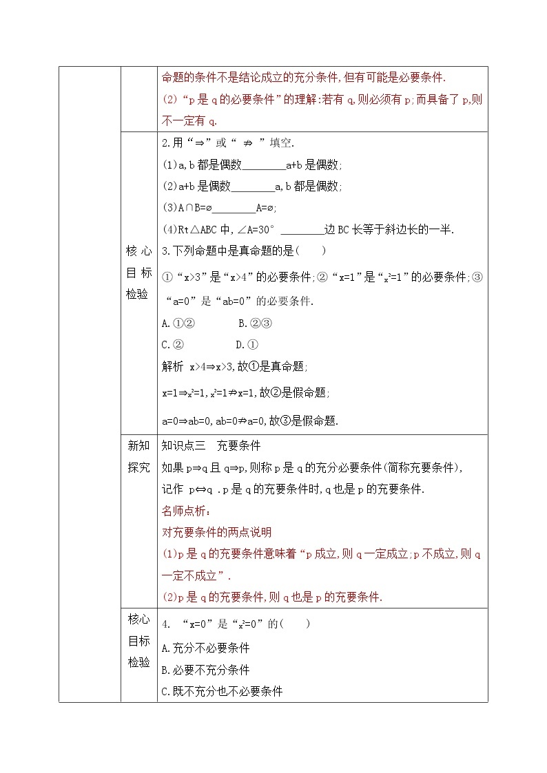 1.2.3《充分条件、必要条件》课件PPT+教案03