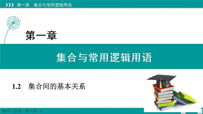 新教材高中数学人教A必修第一册 1.2 集合间的基本关系 PPT课件+课时练习01