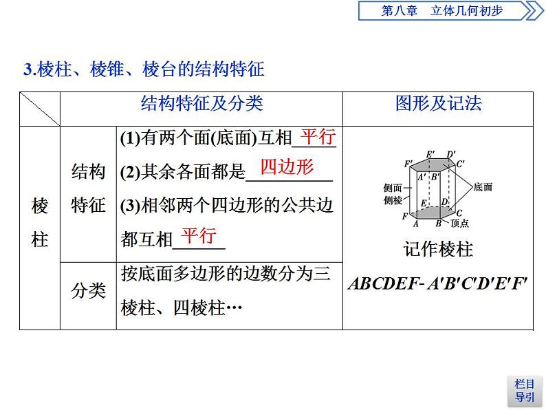 第8章 8.1 第1课时 棱柱、棱锥、棱台的结构特征 课件07