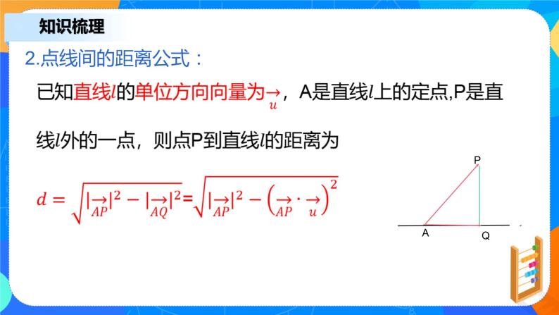 1.4.2(1)《用空间向量研究距离问题》课件+教案07