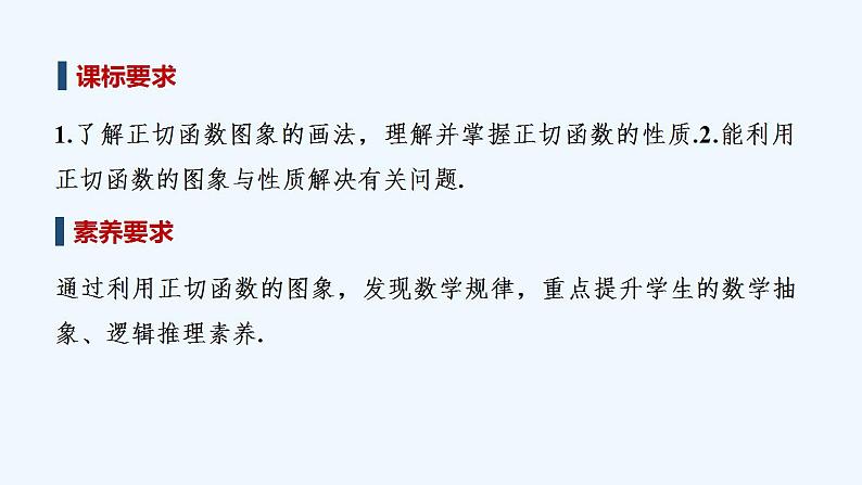 【最新版】高中数学(新苏教版)教案+同步课件第三课时 正切函数的图象与性质02
